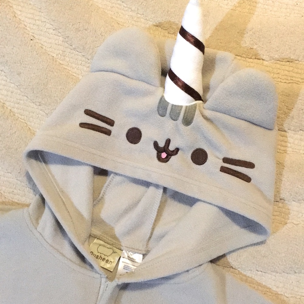 Pusheen Cat Rainbow Unicorn Pajamas Cosplay